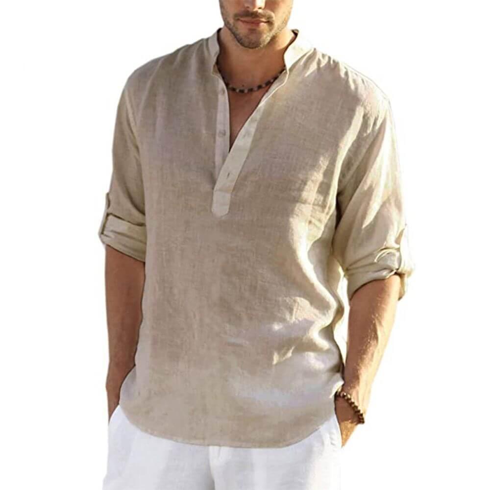 Camisa Copacabana em Linho Masculina