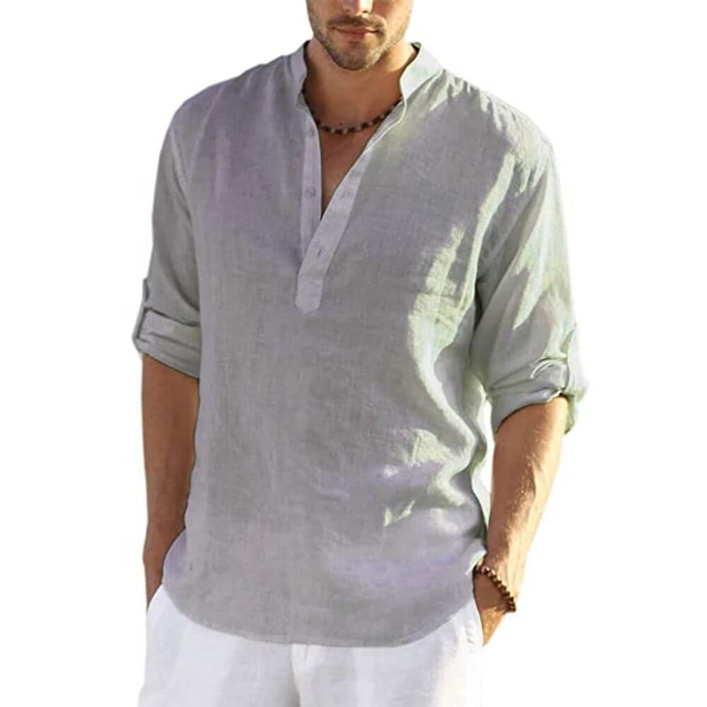 Camisa Copacabana em Linho Masculina