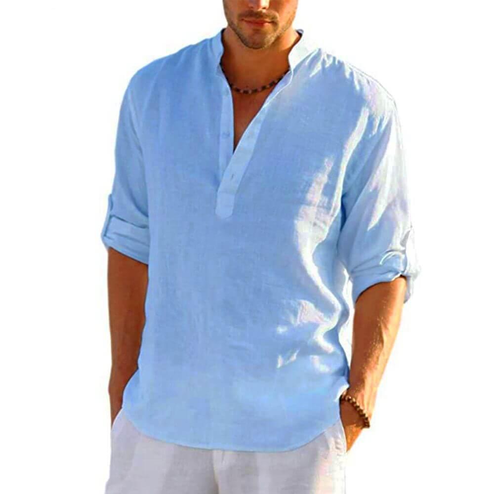 Camisa Copacabana em Linho Masculina
