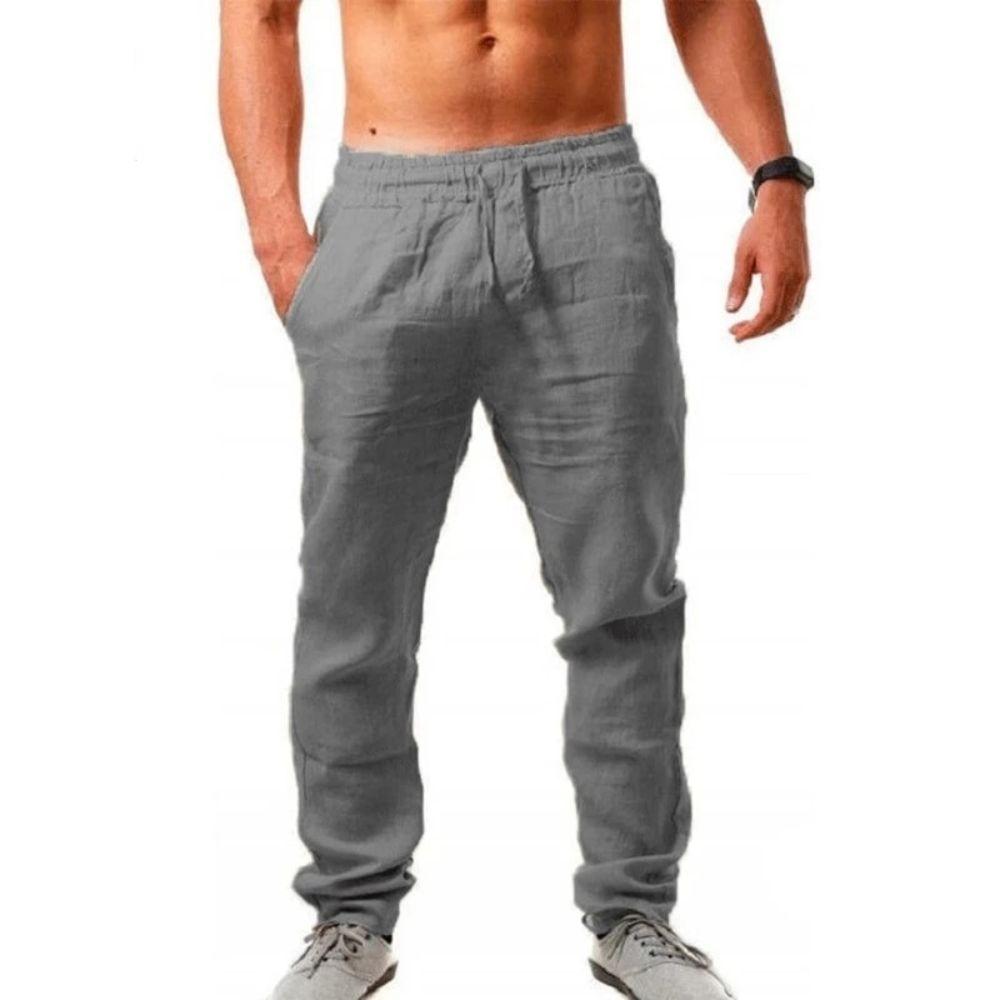 Calça Casual em Linho Masculina