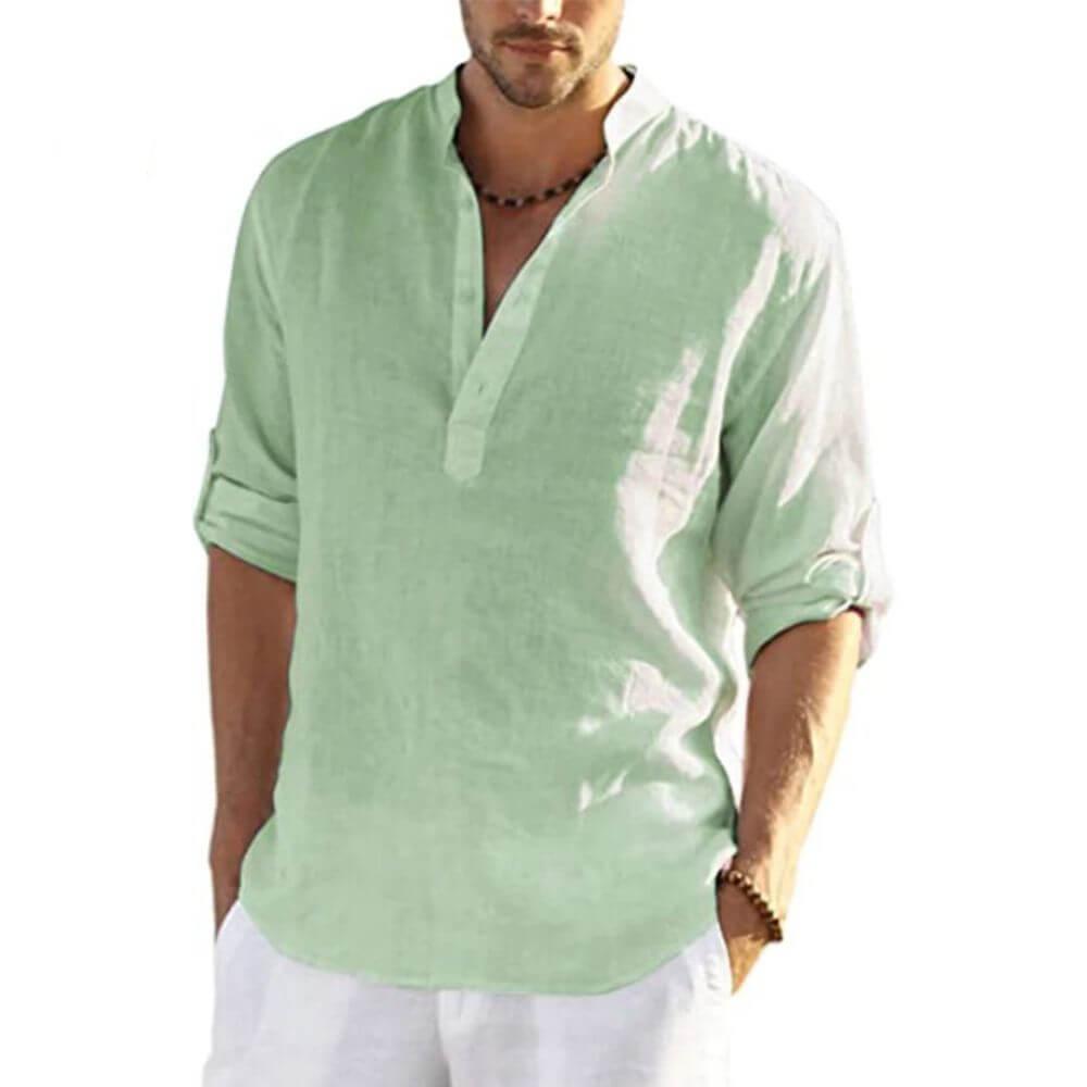 Camisa Copacabana em Linho Masculina