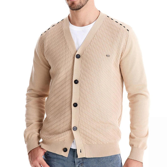 Cardigan Masculino Gola V Portland