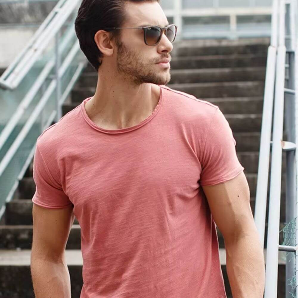 Camiseta Masculina Manga Curta em Algodão Fortaleza