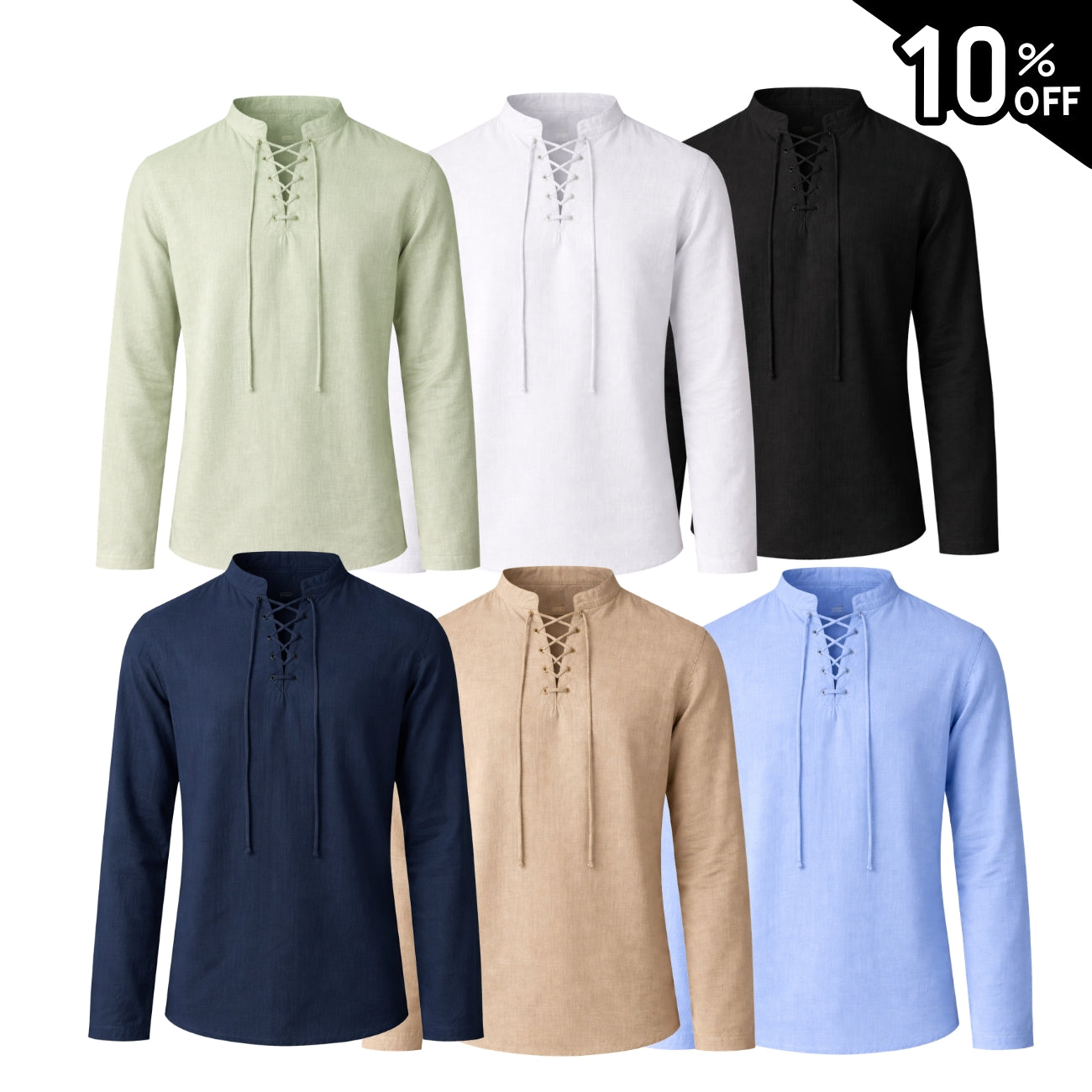 Camisa Masculina em Linho Guarujá