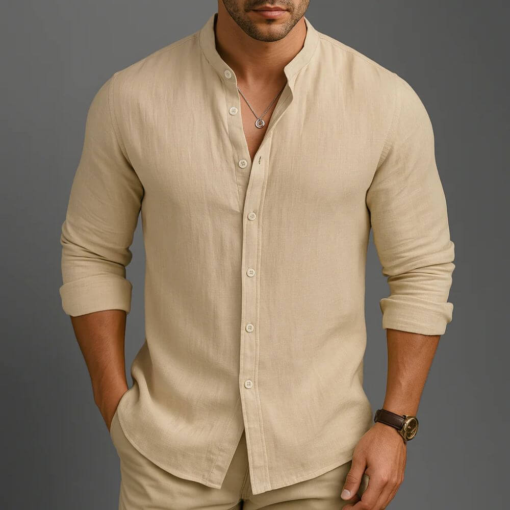 Camisa Jurerê em Linho Masculina
