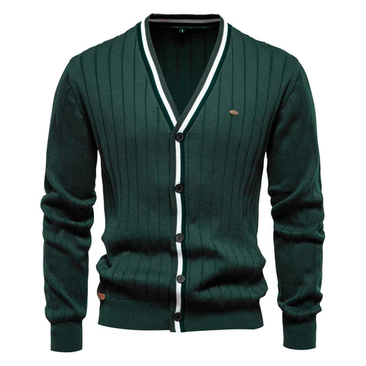 Cardigan Masculino Gola V Seattle