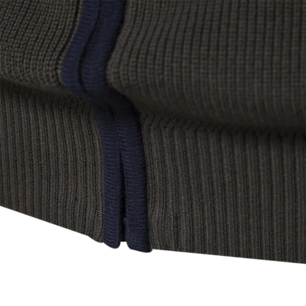 Cardigan Masculino Tricolor – Gola Alta