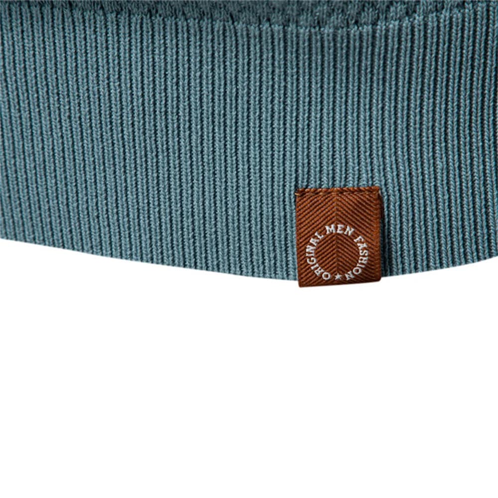 Camisa Polo Masculina com Gola Aberta - Textura Minimalista
