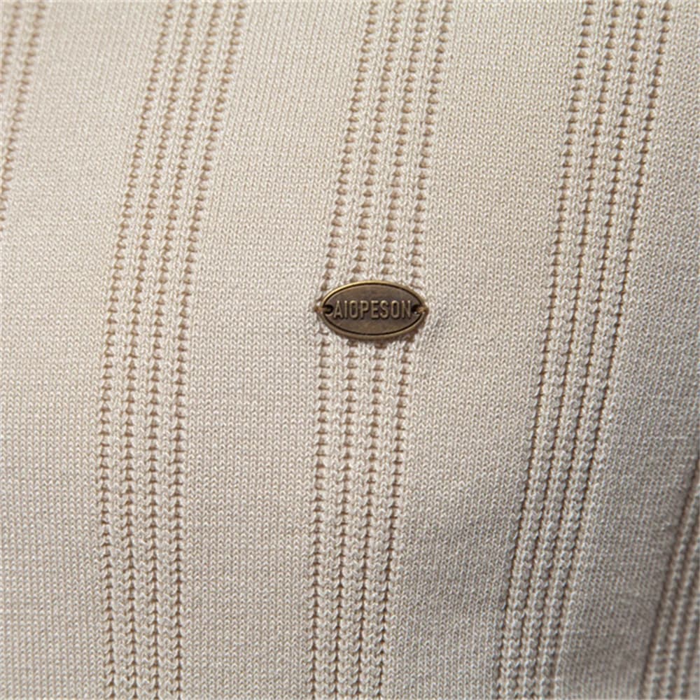 Camisa Polo Masculina Texturizada