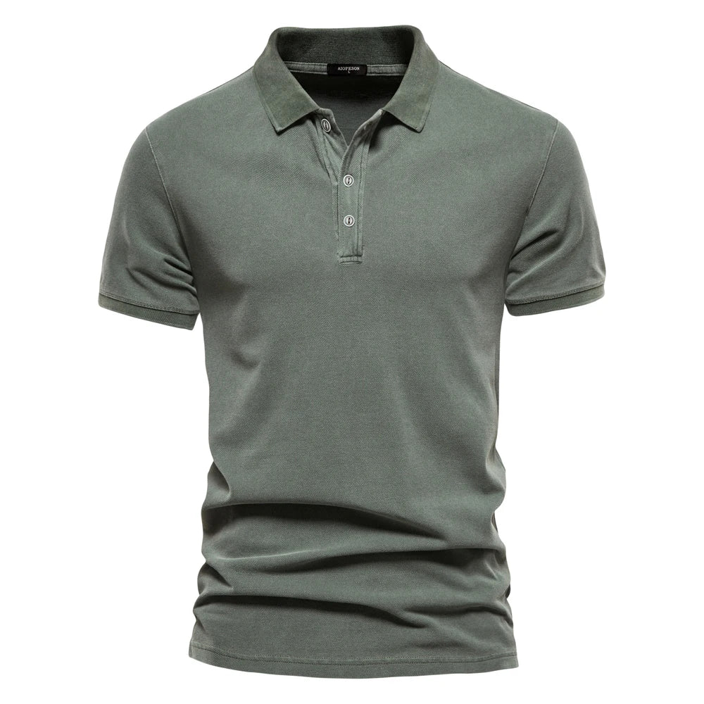 Camisa Polo Masculina de Algodão Ravello
