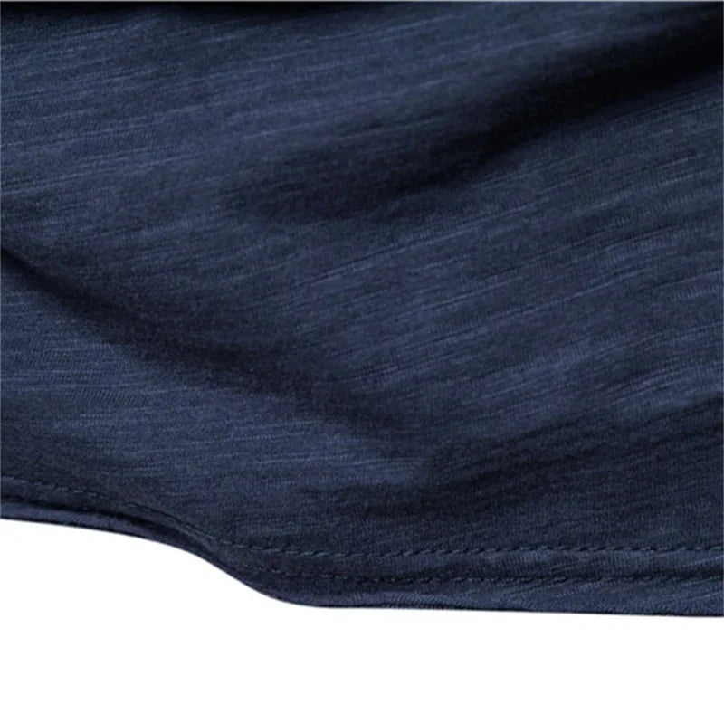 Camiseta Masculina Manga Curta Gola V Slim – Algodão Confortável