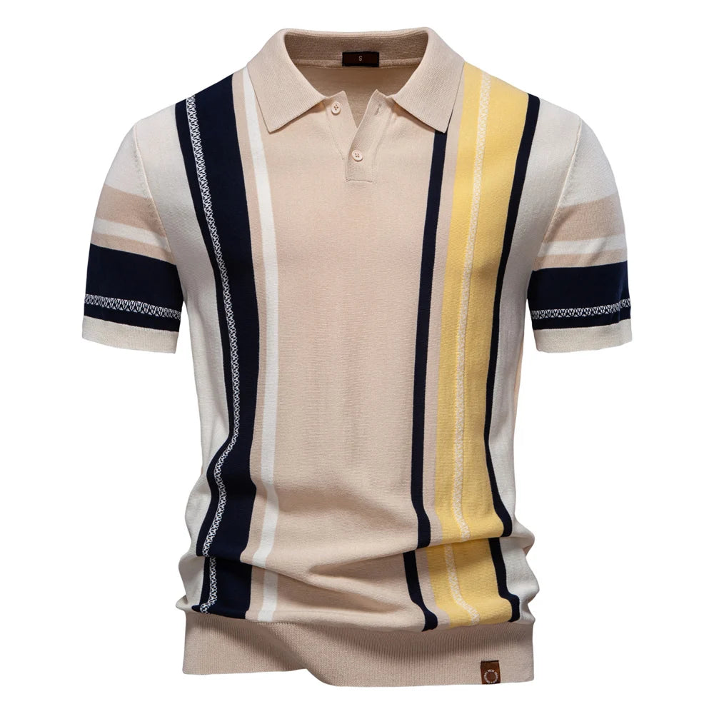 Camisa Polo Masculina Listrada Capri