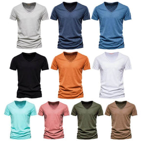 Camiseta Masculina Manga Curta Gola V Florianópolis