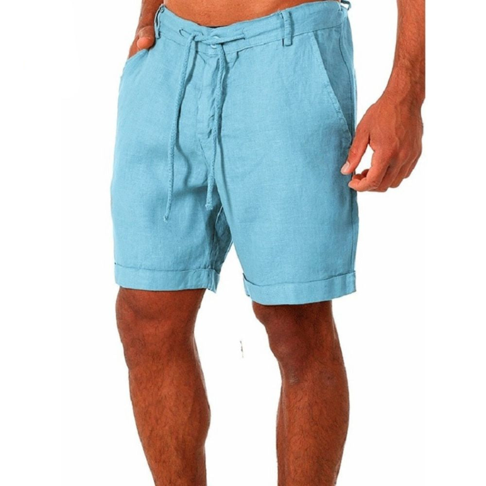 Bermuda Canasvieiras Em Linho Masculina