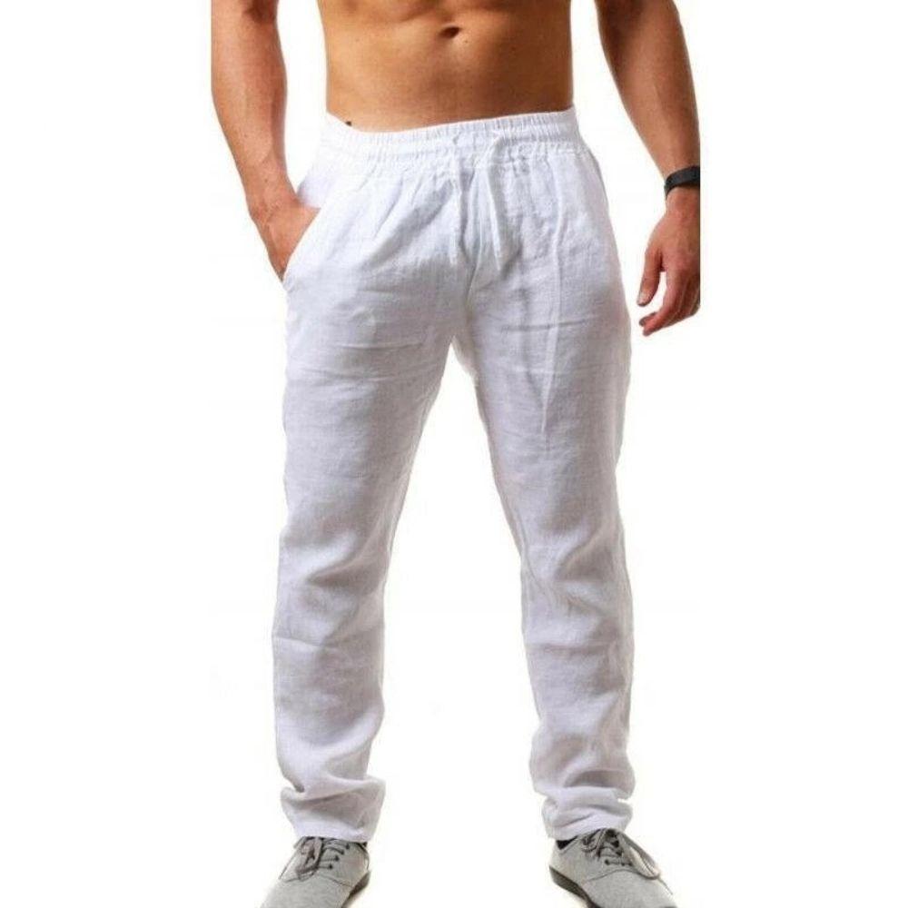 Calça Casual em Linho Masculina