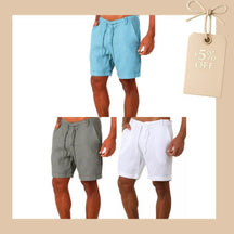 Bermuda Masculina Em Linho Canasvieiras