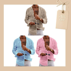 Camisa Masculina em Linho Recife