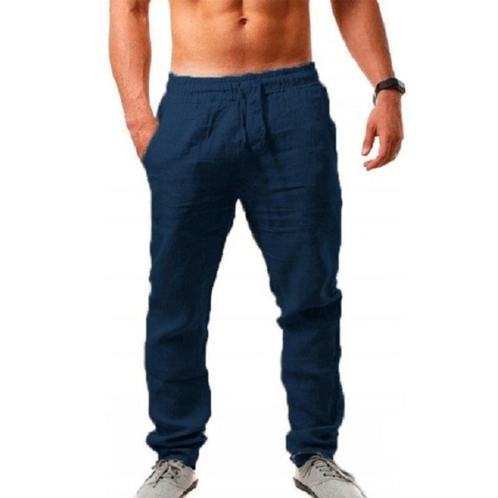 Calça Casual em Linho Masculina