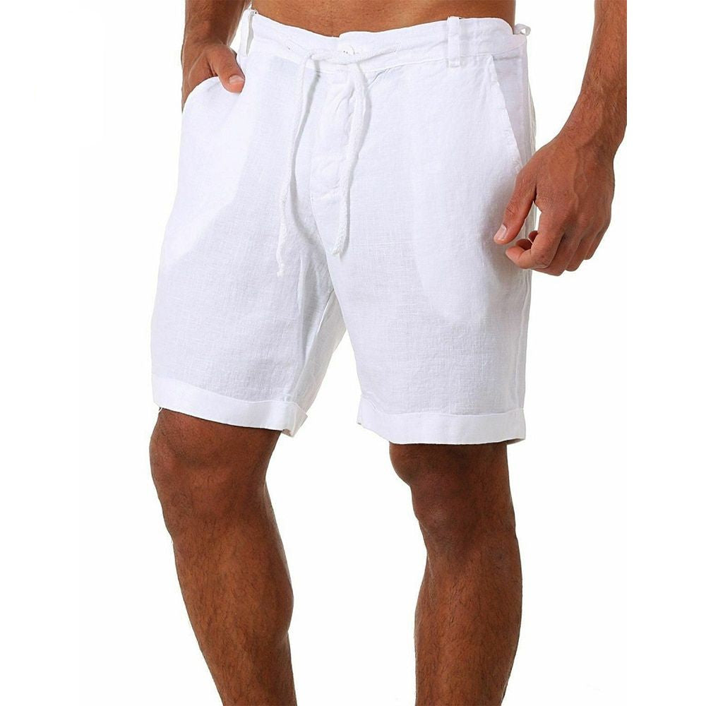 Bermuda Masculina Em Linho Canasvieiras