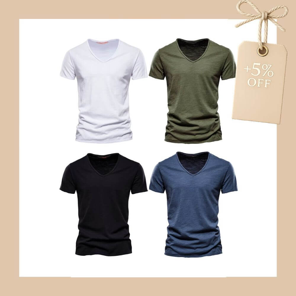 Camiseta Masculina Manga Curta Gola V Florianópolis