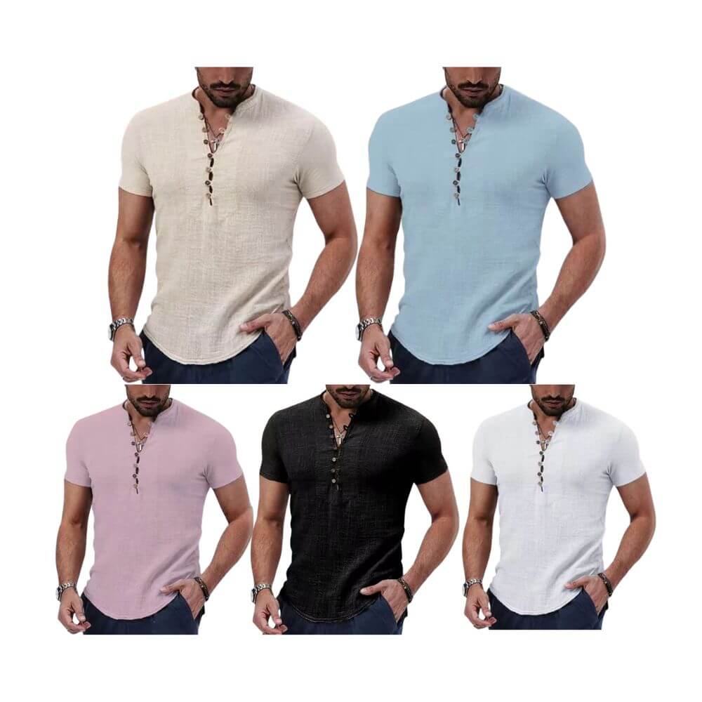 Camisa Masculina em Linho Maragogi