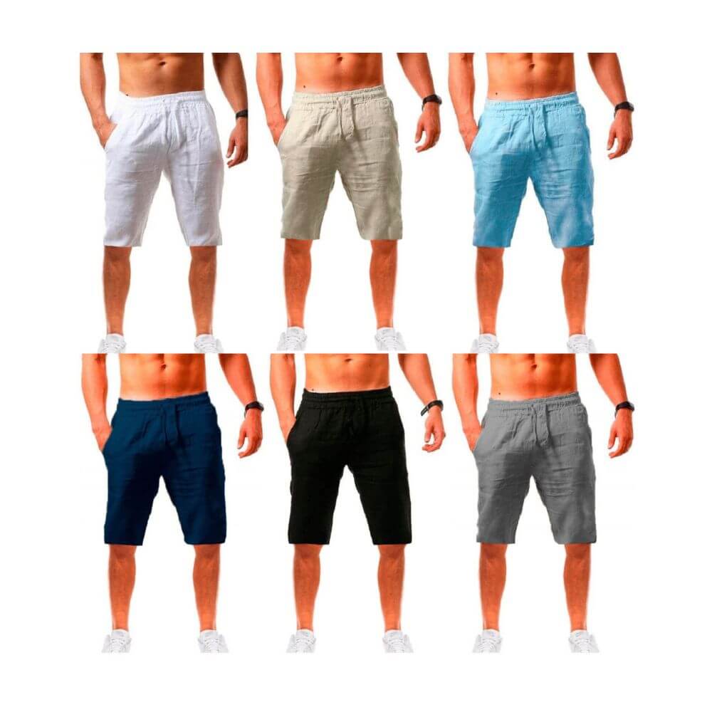 Bermuda Masculina em Linho Bertioga