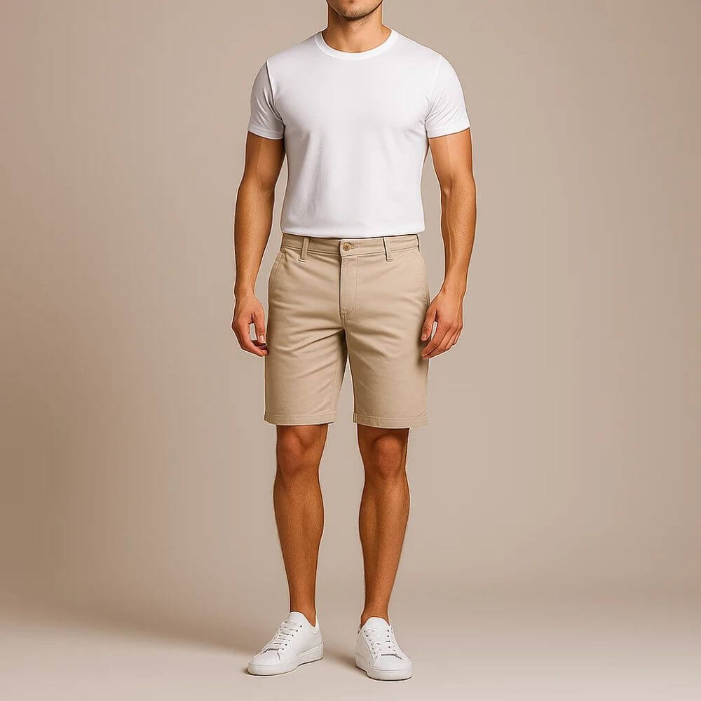 Bermuda Masculina Casual em Algodão Malibu