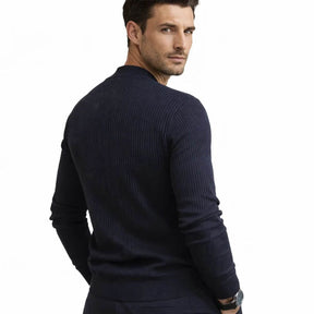 Camiseta Masculina Henley Manga Longa Siena