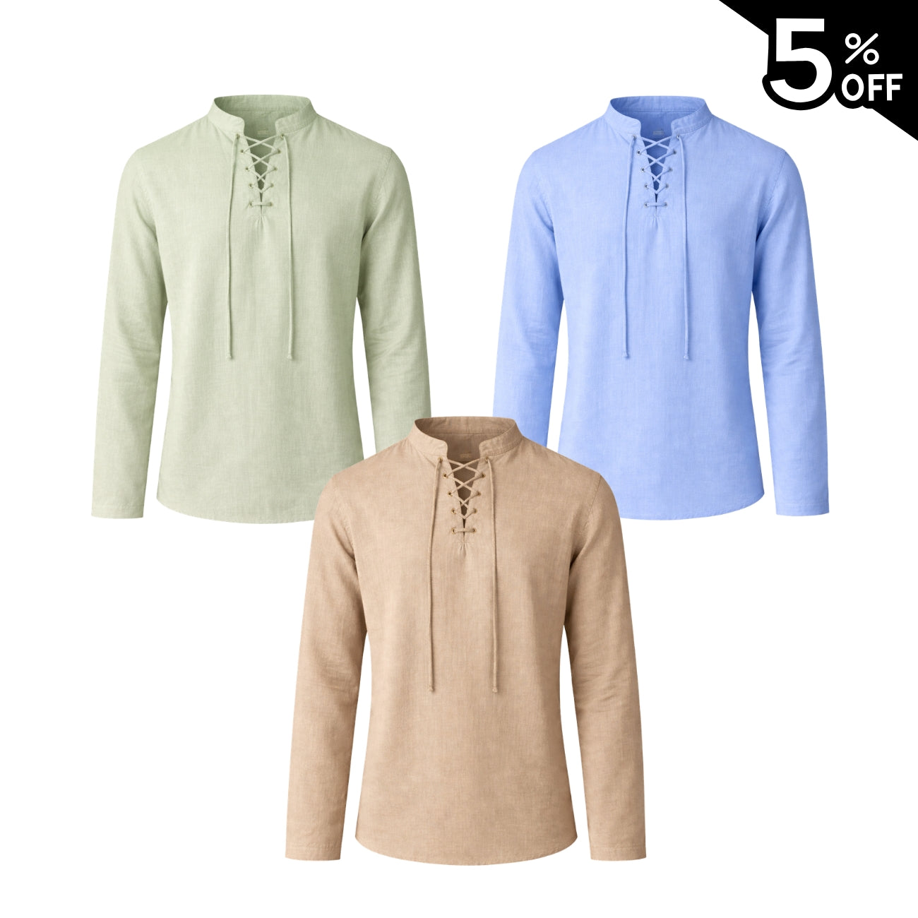 Camisa Masculina em Linho Guarujá