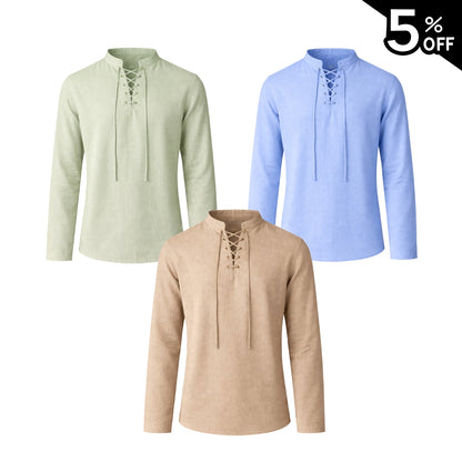 Camisa Masculina em Linho Guarujá