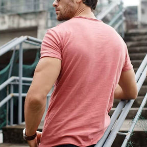 Camiseta Masculina Manga Curta em Algodão Fortaleza