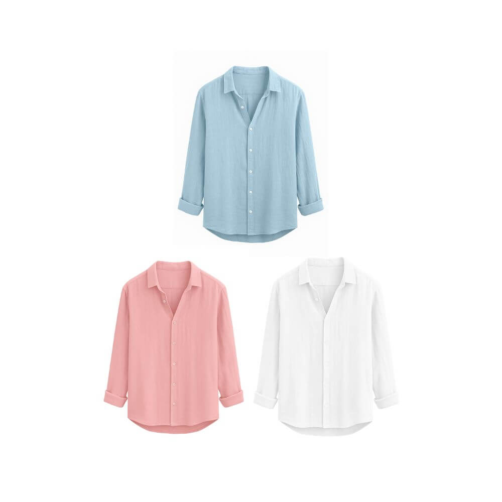 Camisa Masculina em Linho Recife