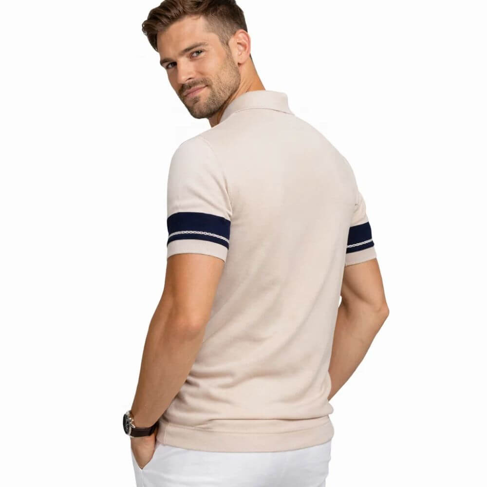 Camisa Polo Masculina Listrada Capri