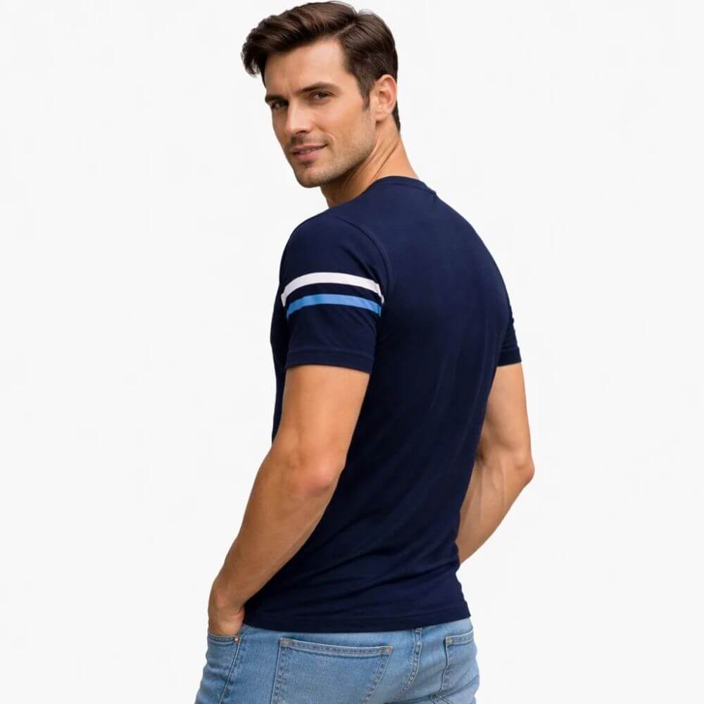 Camiseta Masculina Casual de Algodão Algarve
