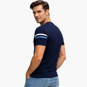 Camiseta Masculina Casual de Algodão Algarve