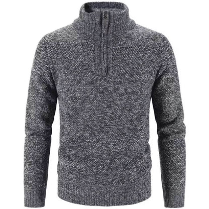 Suéter Masculino Meio Zíper Alasca