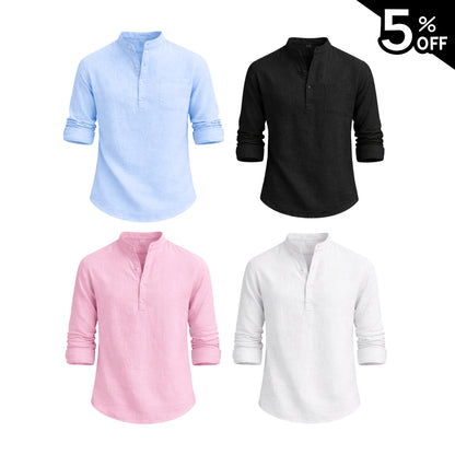 Camisa Masculina em Linho Copacabana