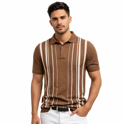 Camisa Polo Masculina Casual Listrada Perast
