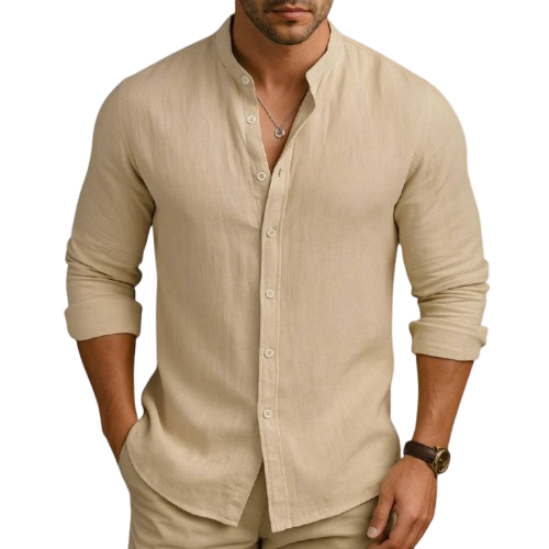 Camisa Masculina em Linho Jurerê