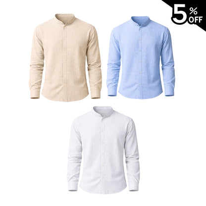 Camisa Masculina em Linho Jurerê