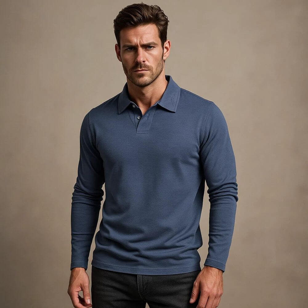Camisa Polo Masculina Anti-Pilling Lisa Milano