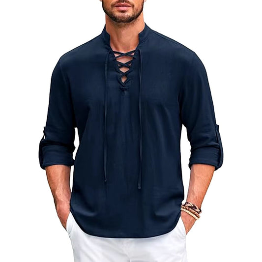 Camisa Masculina em Linho Guarujá