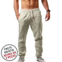 Calça Masculina em Linho Casual
