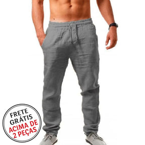 Calça Masculina em Linho Casual