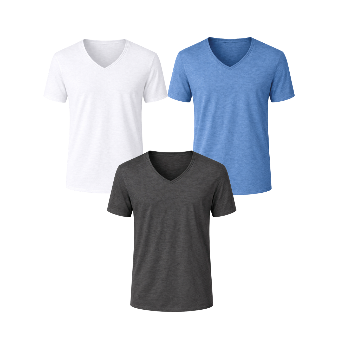 Camiseta Masculina Gola V Slim Vila Velha