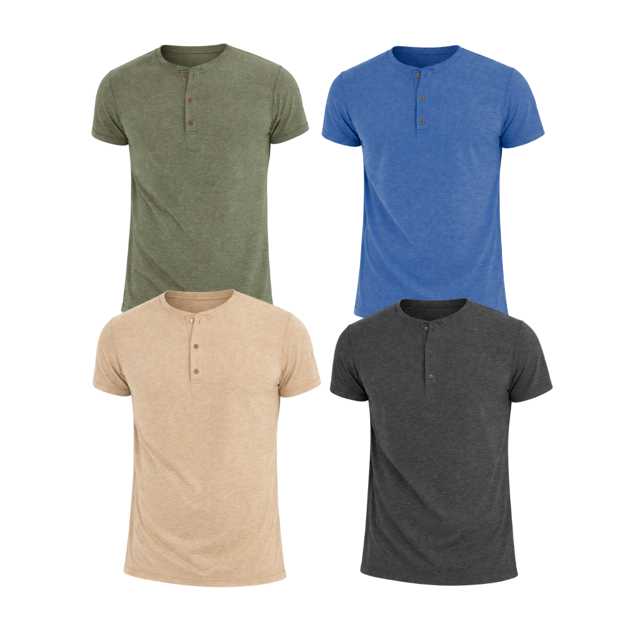 Camiseta Masculina Gola Henley Ubatuba