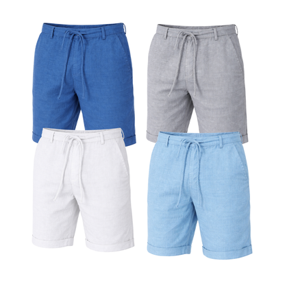 Bermuda Masculina Em Linho Canasvieiras