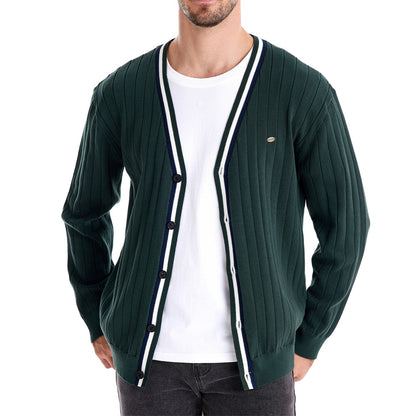 Cardigan Masculino Gola V Seattle