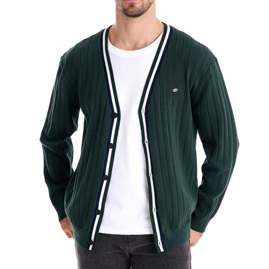 Cardigan Masculino Gola V Seattle