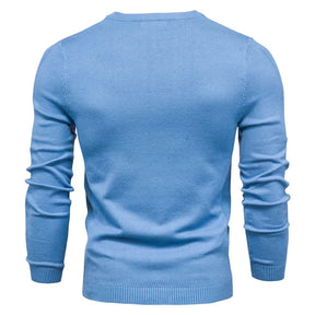 Suéter Masculino Liso – Gola Redonda